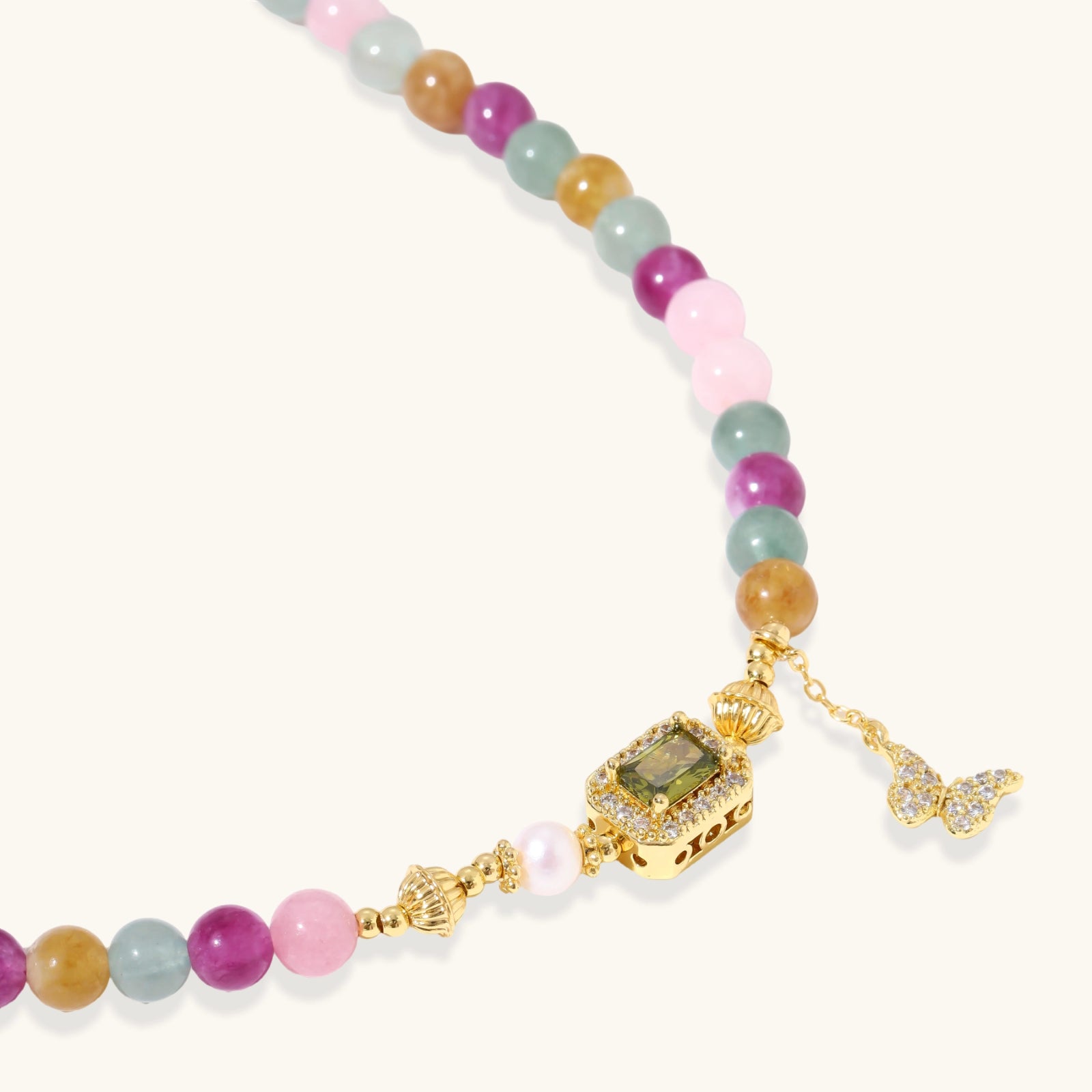 The Flutter Bracelet — Freshwater Pearl & Butterfly Charm Wrap <span class="by">by Monarch & Marigold Co.</span>