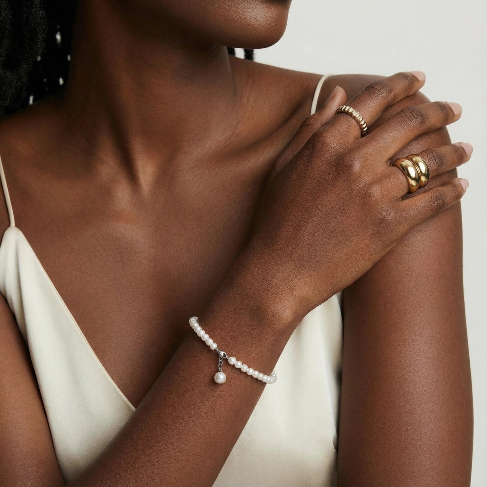 The Heirloom Bracelet — Freshwater Pearl & Sterling Silver <span class="by">by Monarch & Marigold Co.</span>