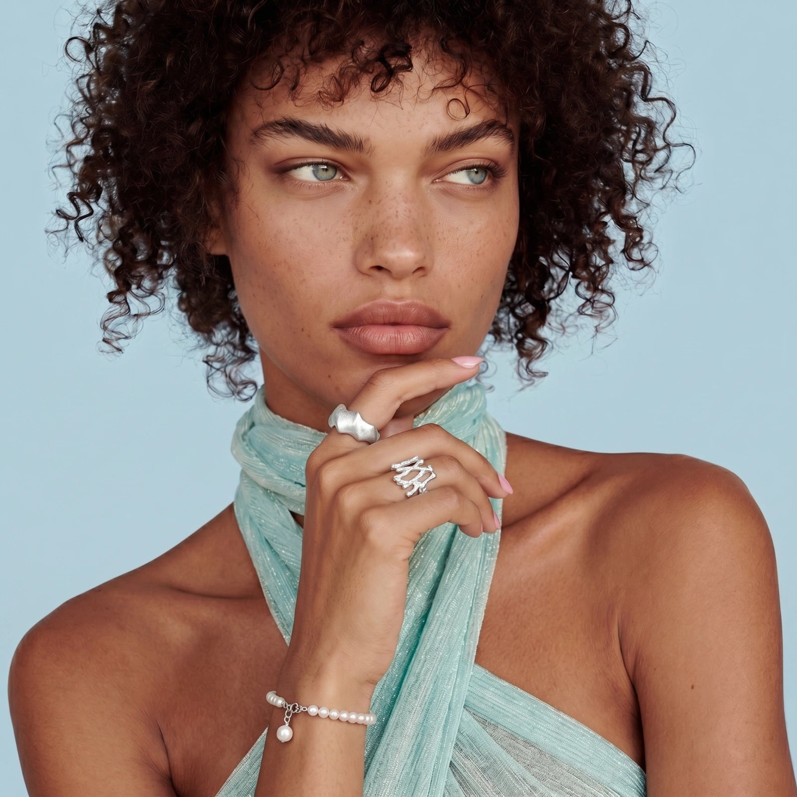 The Heirloom Bracelet — Freshwater Pearl & Sterling Silver <span class="by">by Monarch & Marigold Co.</span>