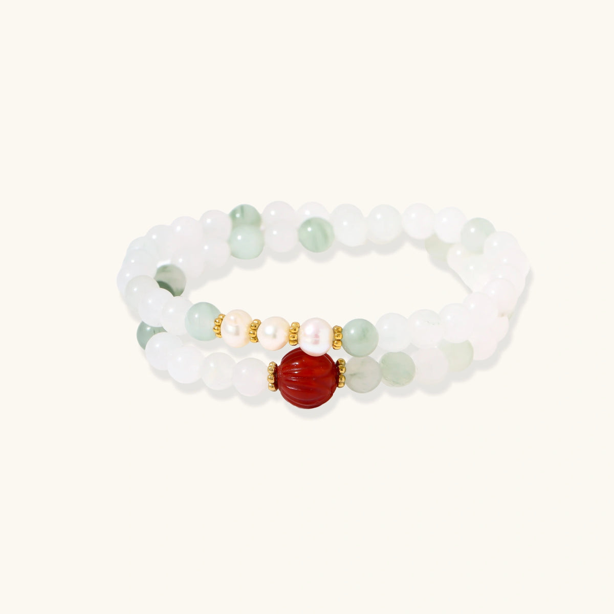 The Horizon Bracelet, Freshwater Pearl & Gold Vermeil Wrap