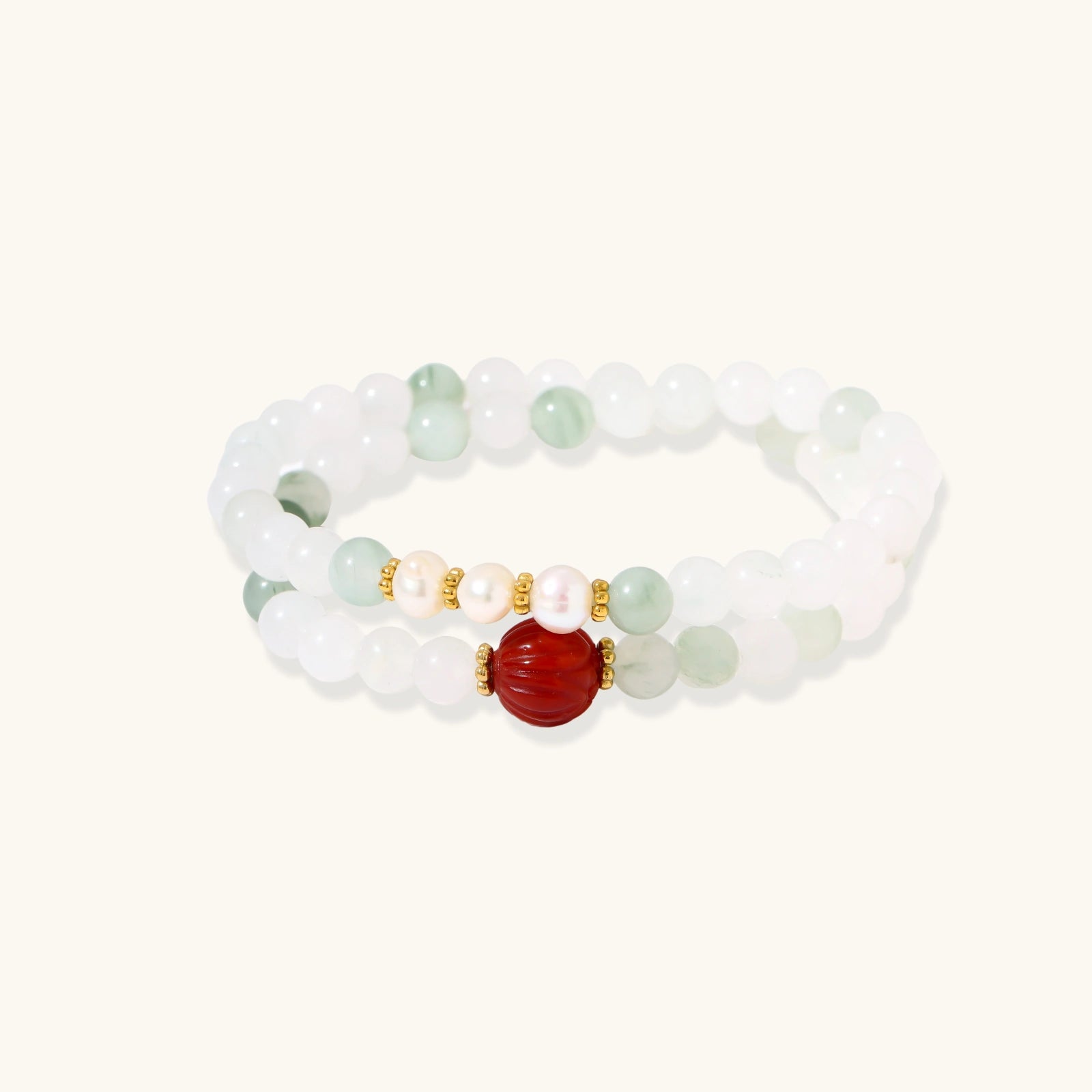 The Horizon Bracelet — Freshwater Pearl & Gold Vermeil Wrap <span class="by">by Monarch & Marigold Co.</span>